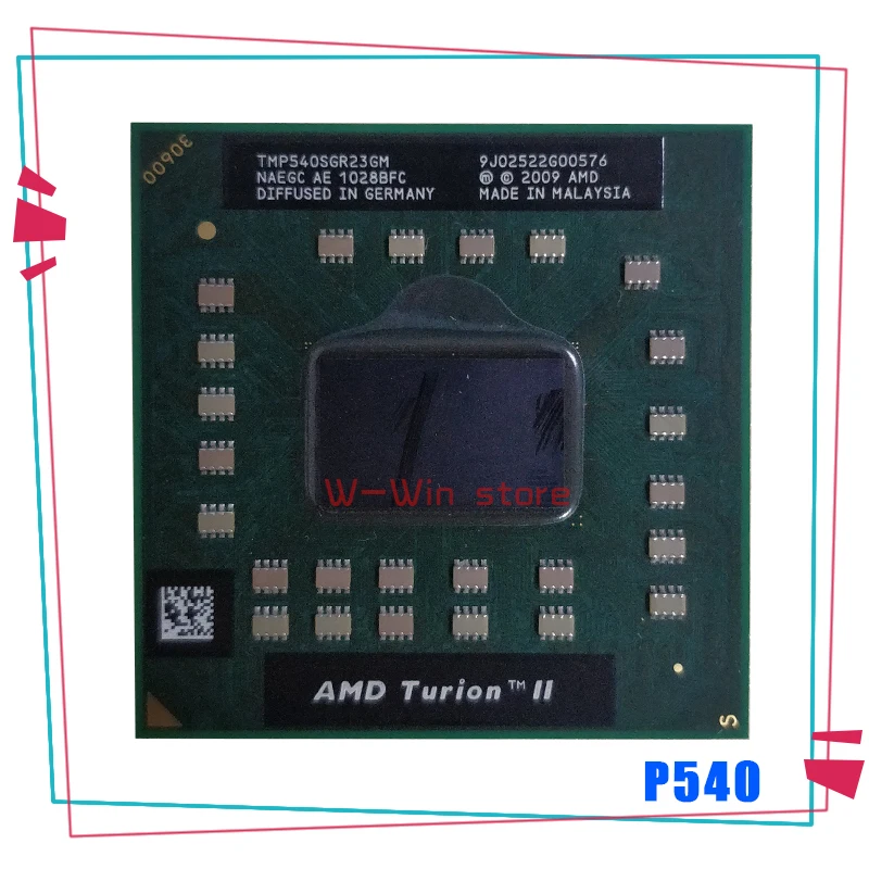 Двухъядерный мобильный процессор AMD Turion II P540 2 4 ГГц двухъядерный двухпоточный