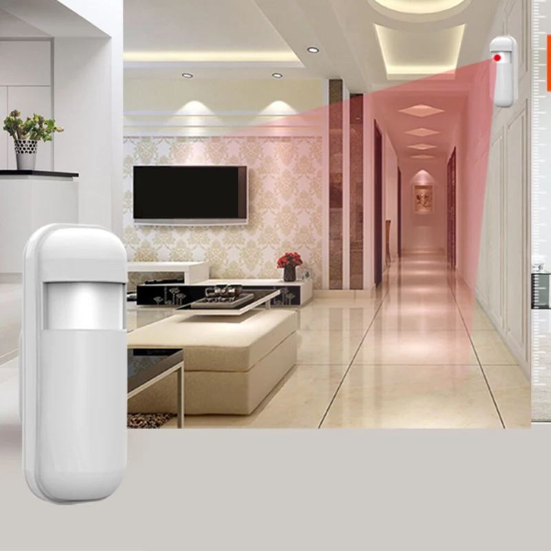 2Pcs 433 Mhz EV1527 Wireless Mini PIR Motion Sensor Alarm Detector Infrared for Home System | Безопасность и защита