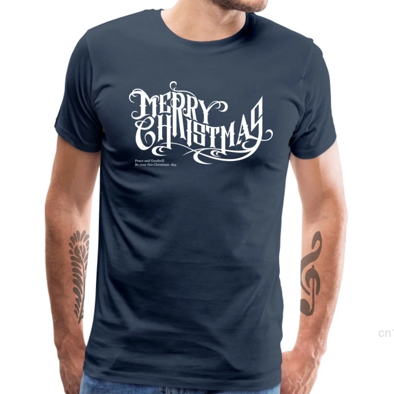 

Merry Christmas Tshirt Men T-shirts Christmas Graffiti Printing Tops Shirts Fashionable Short Sleeve O-Neck 100% Cotton T Shirt