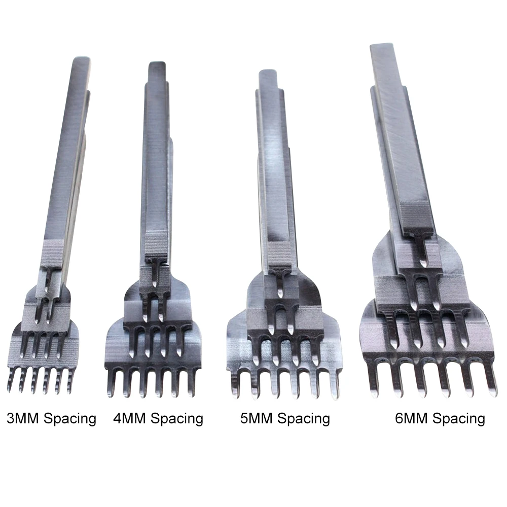 Набор инструментов для работы с кожей 4 шт./компл. долото отверстий из нержавеющей