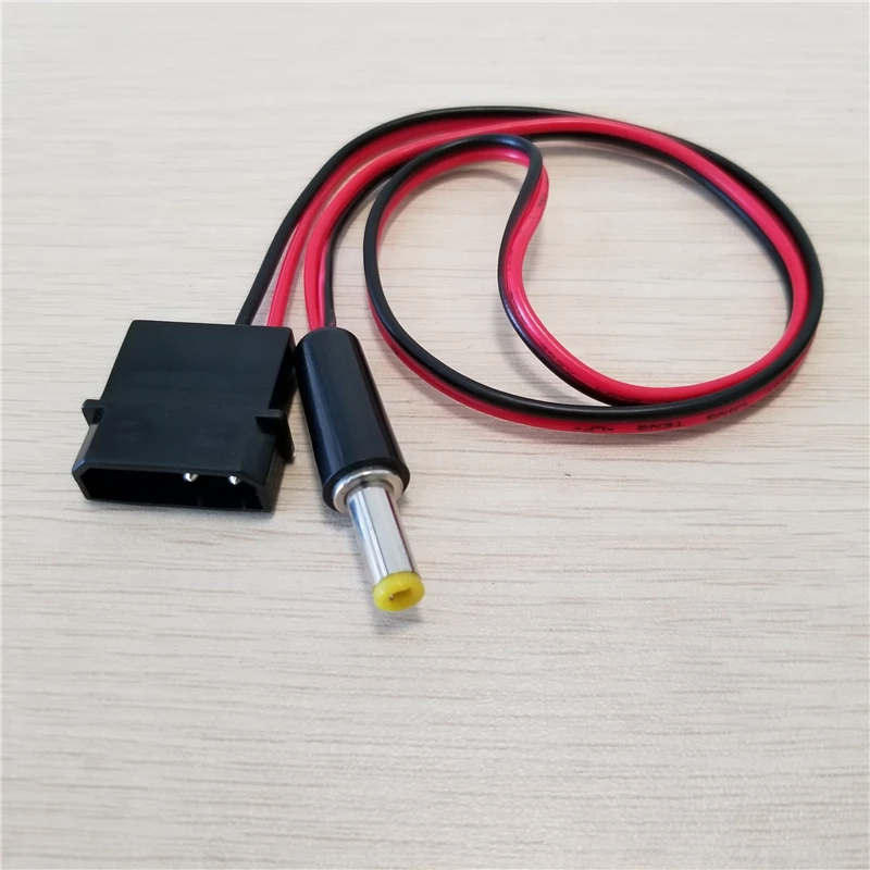 Кабель-адаптер IDE Molex папа-папа постоянного тока 5 мм x 2 1 кабель питания 12 В 18awg