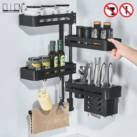 ellen kitchen organizer condiment storage knife holder bath shelves shampoo holder with towel rack el610