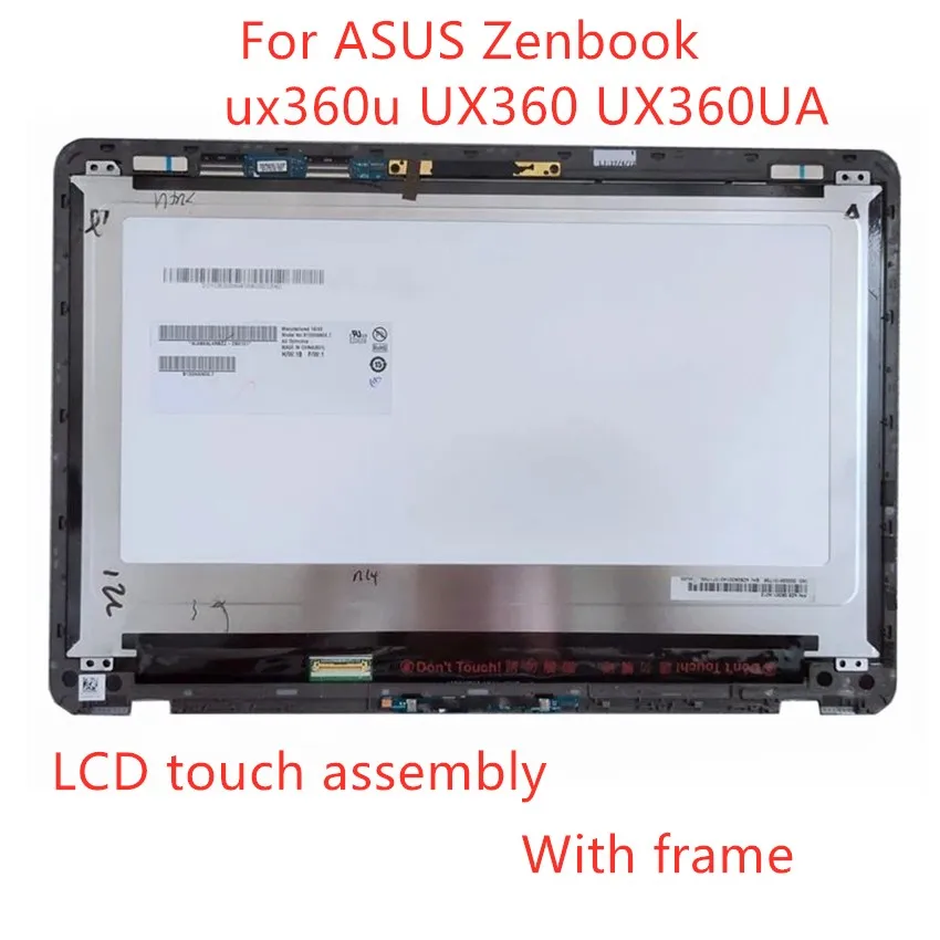 Оригинальная ЖК-панель 13,3 дюйма, экран для ноутбука B133HAN02.7 для ASUS Zenbook ux360u UX360 UX360UA, ЖК-сенсорный дигитайзер в сборе FHD QHD