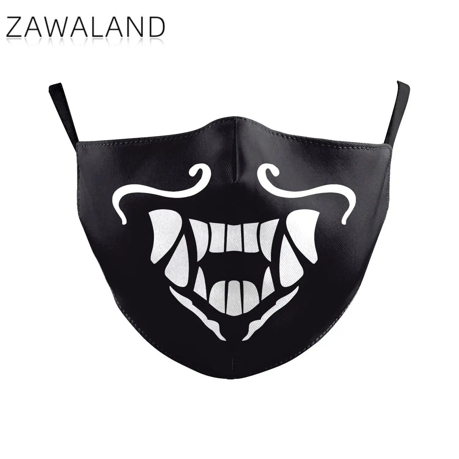 Zawaland Fashion Superhero Mouth Mask Washable Skull Face Reusable Fabric Mouth-Muffle 3D Print Unisex | Аксессуары для одежды