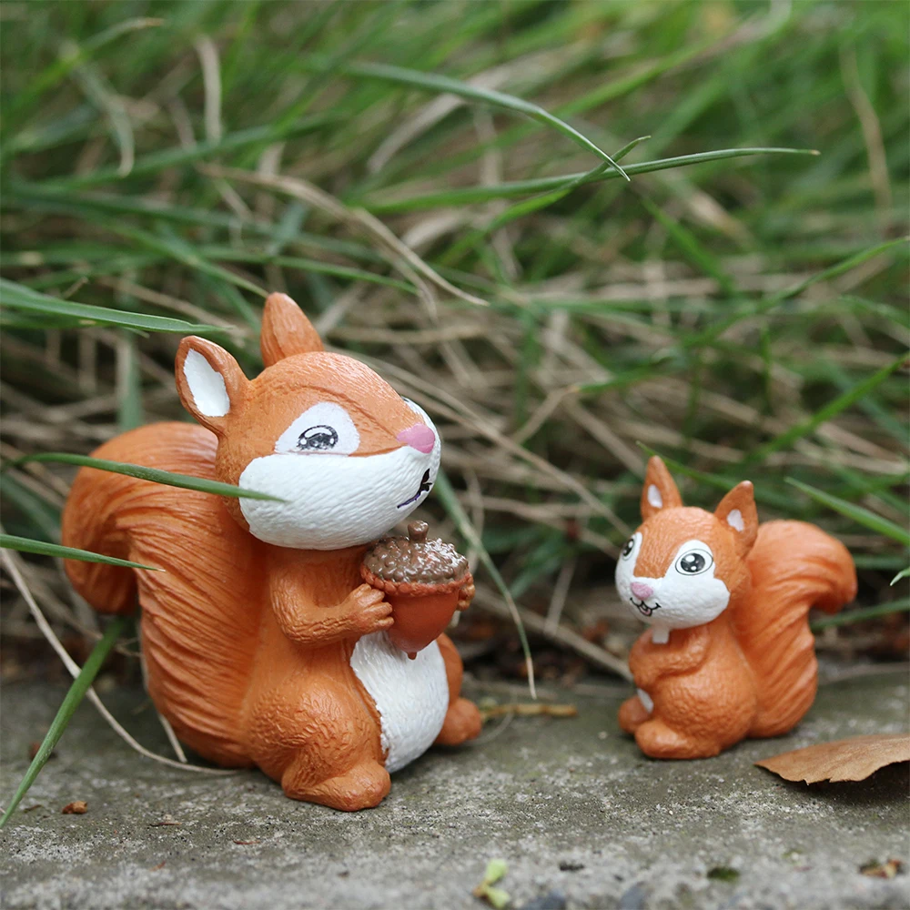 1 аппликации фигурка белки миниатюрные животные маленькая модель Сказочный Сад