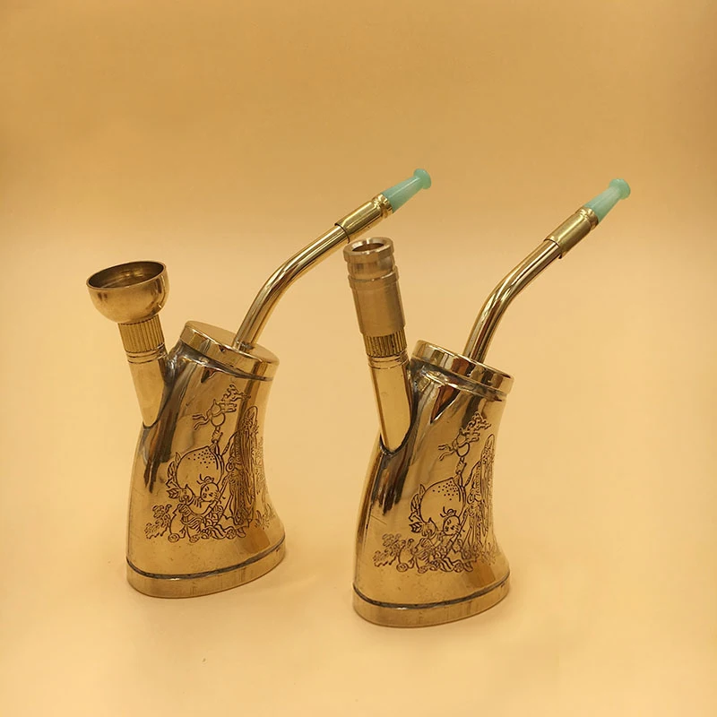 

Pure Copper Pipe, Filtered Hookah, Dual-use Men's Holder, Brass Portable, Dual-use Hookah, Old One Mouthful