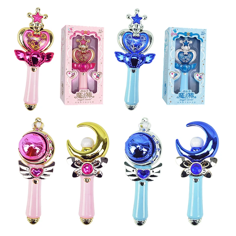 Цветочная фея мультяшная волшебная палочка детская светящаяся игрушка красивая