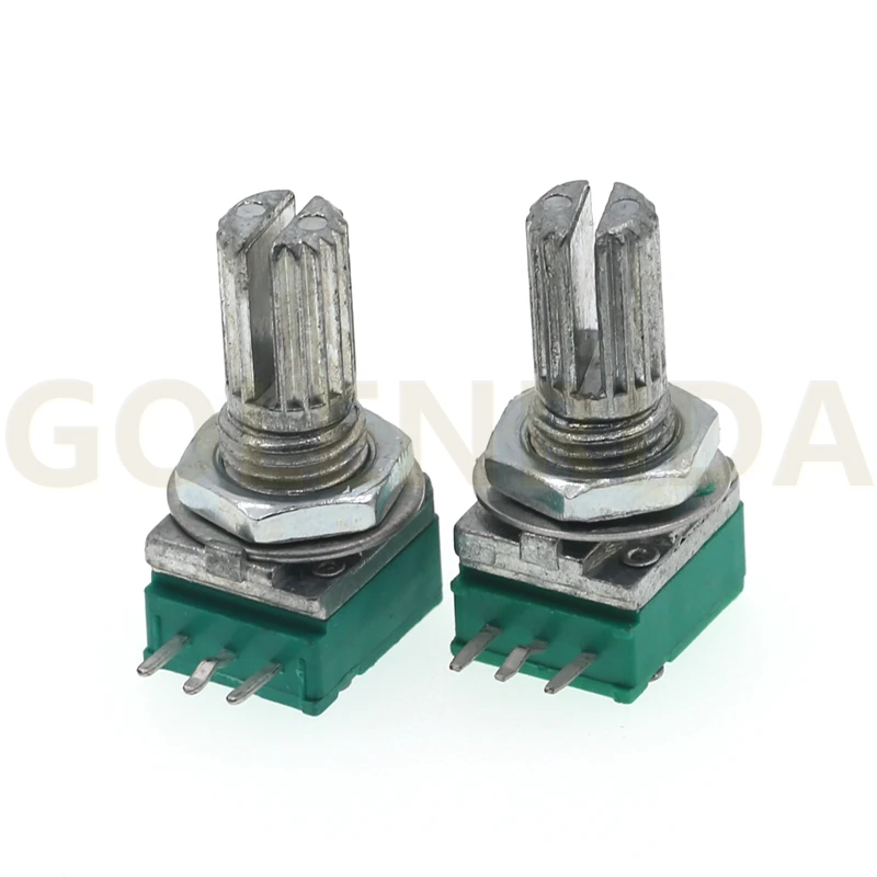 5 шт. RK097N 5K однокомпонентный потенциометр B5K с переключателем звука 3 контактный