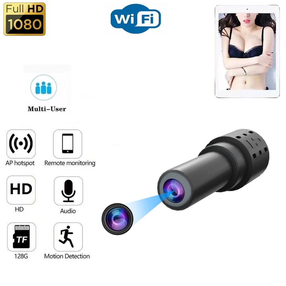 

1080P легкая мини IP-камера видеонаблюдения s с Wi-Fi беспроводной дистанционный мониторинг домашней безопасности Защита детский монитор