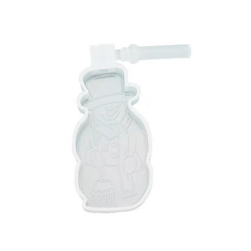 

Silicone Mold Easy to Clean Christmas Pendant Mold Silicone Soft Fashion Christmas Lighting Epoxy Resin Mold