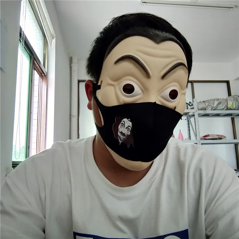Новая маска Сальвадор Дали La Casa De Papel и женских платьев чеонгсам косплей с маской