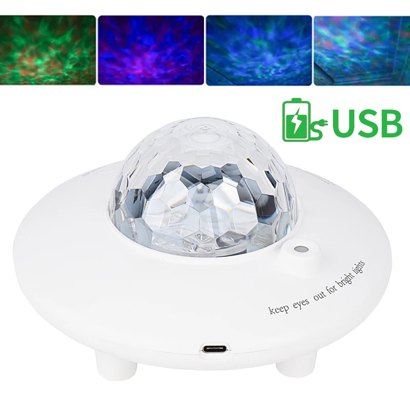 

Bluetooth Музыка проектор звездного неба светильник светодиодный Ночной светильник с пультом дистанционного управления Управление USB водная в...