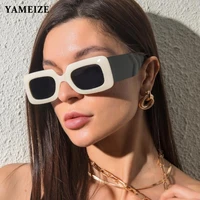 yameize square sunglasses summer glasses women 2021 fashion sunglasses brand designer thick frame female eyeglasses gafas de sol