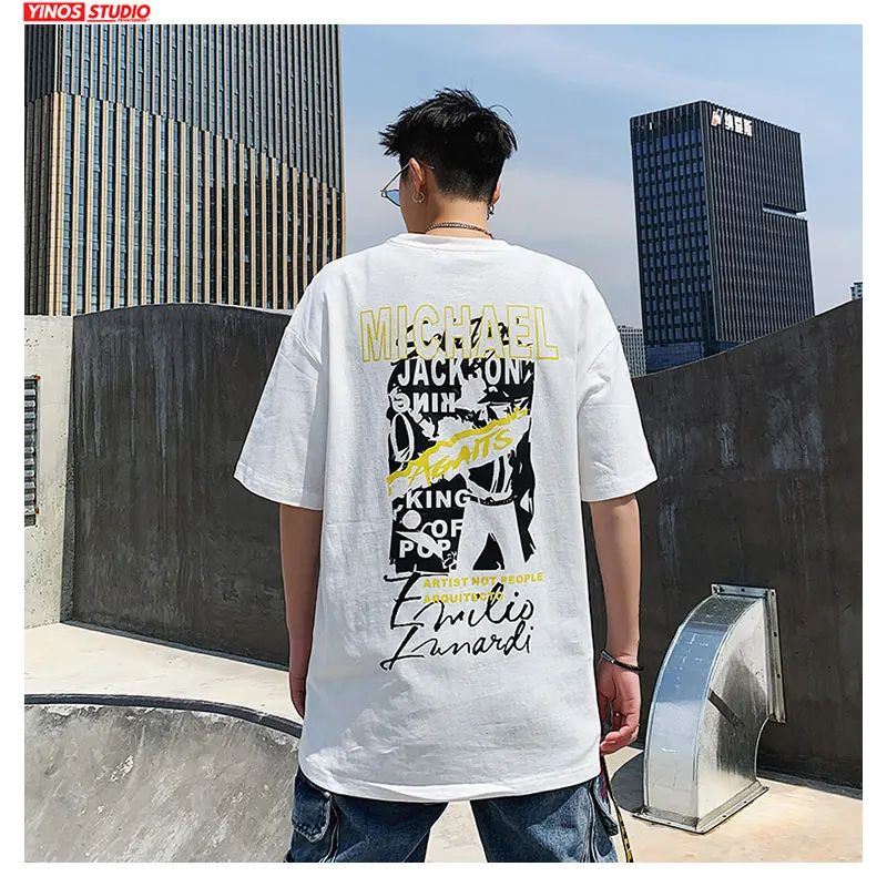 Прямая поставка одноцветные футболки с коротким рукавом мужские оверсайз