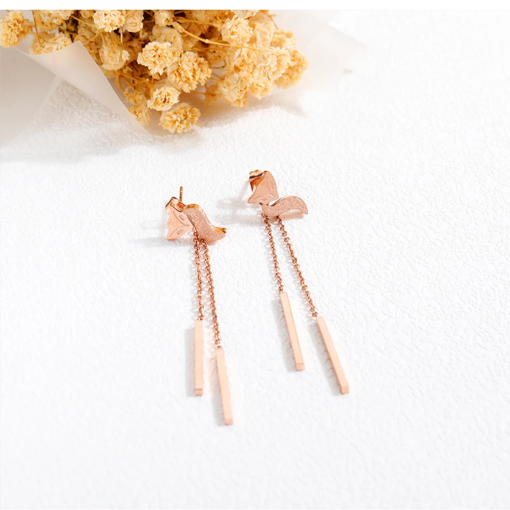 Оптовая продажа серьги-гвоздики из нержавеющей стали китайский полиэстер