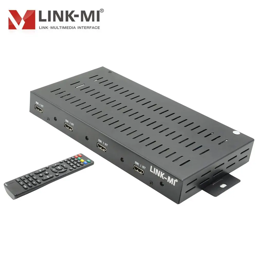 LINK MI вертикальный 2x2 1x4 1x3 1x2 настенный видеоконтроллер HDMI + DVI VGA CVBS TV USB входы