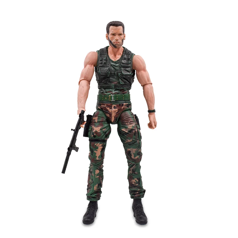 no box Neca юбилей инопланетяне Хищник джунгли патруль Unmasked в масках демон извлечение патруль противостояние Маскировка голландская фигурка - Цвет: no box
