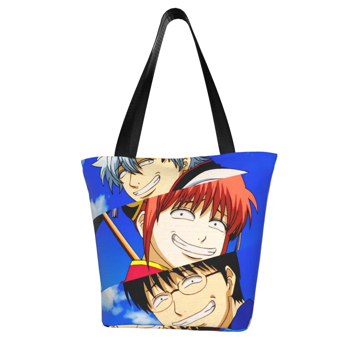 Gintama Polyester outdoor girl handbag, woman shopping bag, shoulder bag, canvas bag, gift bag