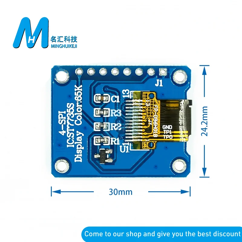 TFT ЖК-дисплей 80*160 240*240 интерфейс SPI для взрослых 65K полноцветный ЖК-экран 0 91 дюймов