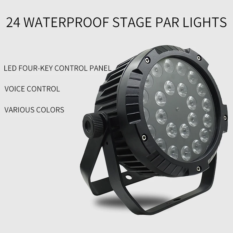 IP65 Водонепроницаемый светодиодный светильник Par 24x12W RGBW 4in1 наружный