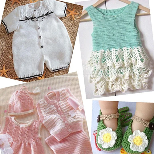 1 шт. 50 г на косынку мягкое бамбуковое вязание крючком хлопок Детская вязаная