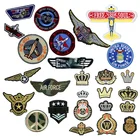 Вышитая эмблема военно-воздушных сил, армейская эмблема США, авиапистолет, термоклейкая нашивка для одежды, наклейка на одежду, аксессуары, нашивки