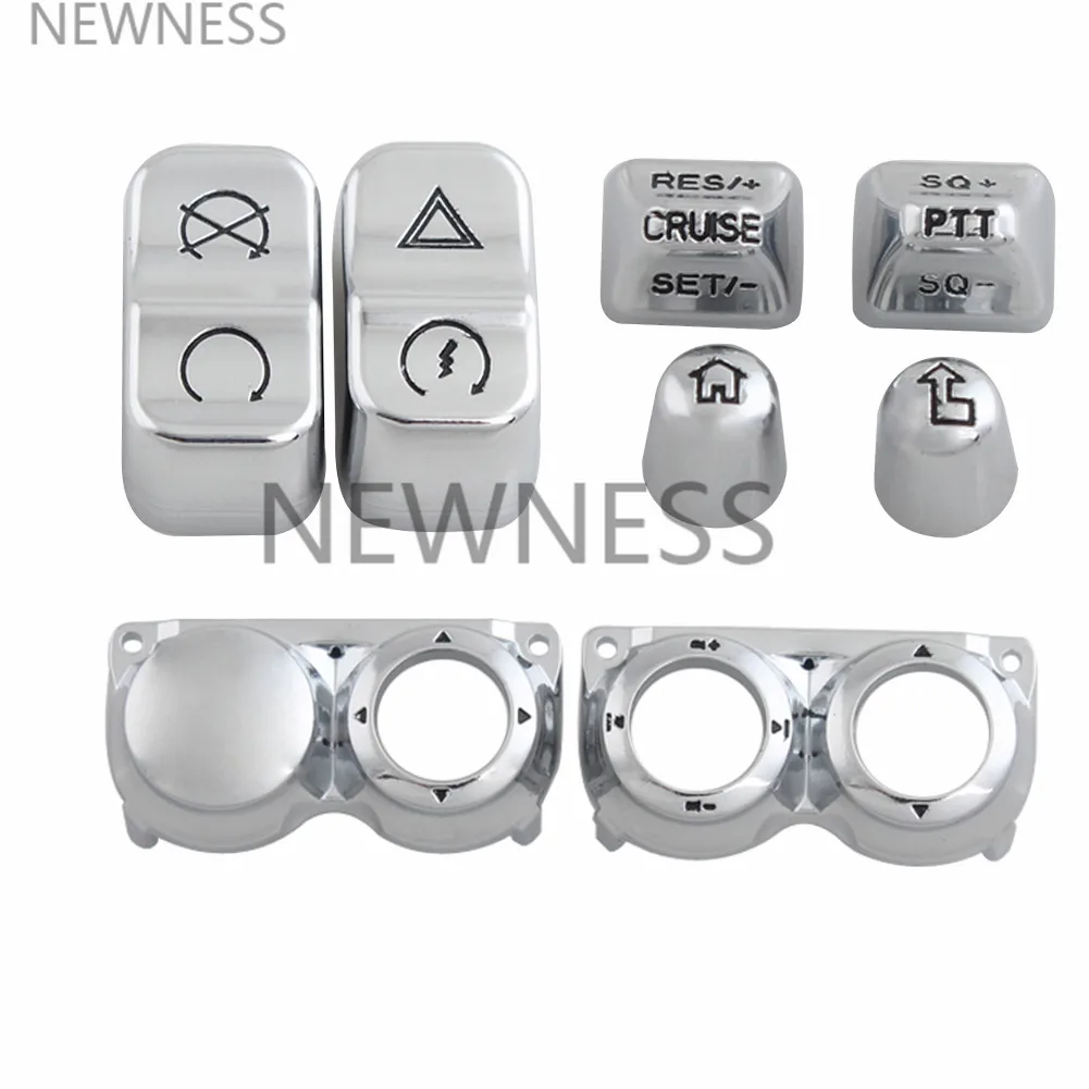 13 шт. Запчасти для мотоциклов хромированный переключатель корпус кнопка