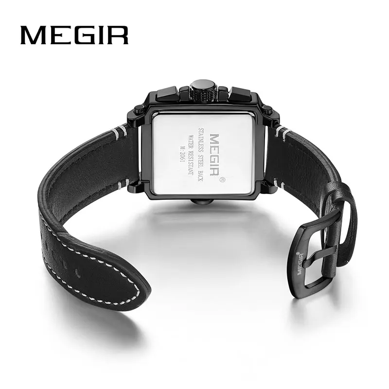 Часы наручные MEGIR Мужские кварцевые модные роскошные деловые