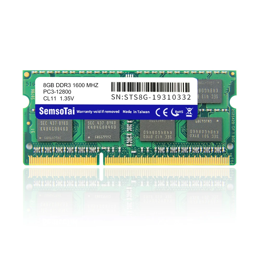 Оперативная память для ноутбука модуль памяти DDR3 DDR4 4 ГБ 8 16 1333 МГц 1600 2400 2666
