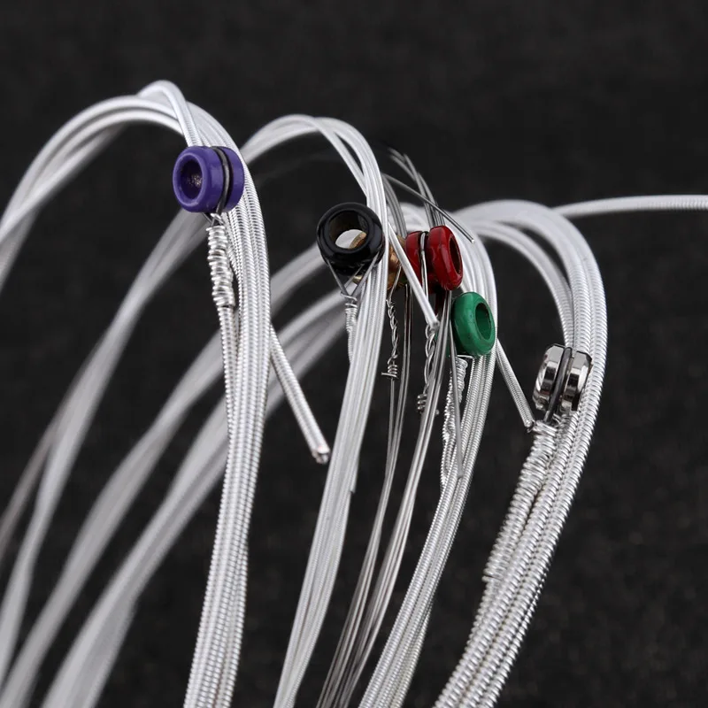 

Orphee 6pcs/set Acoustic Guitar Strings Special Silver Plated Anti-Rust Hexagonal core+8% Nickel Extra Light TX620-S