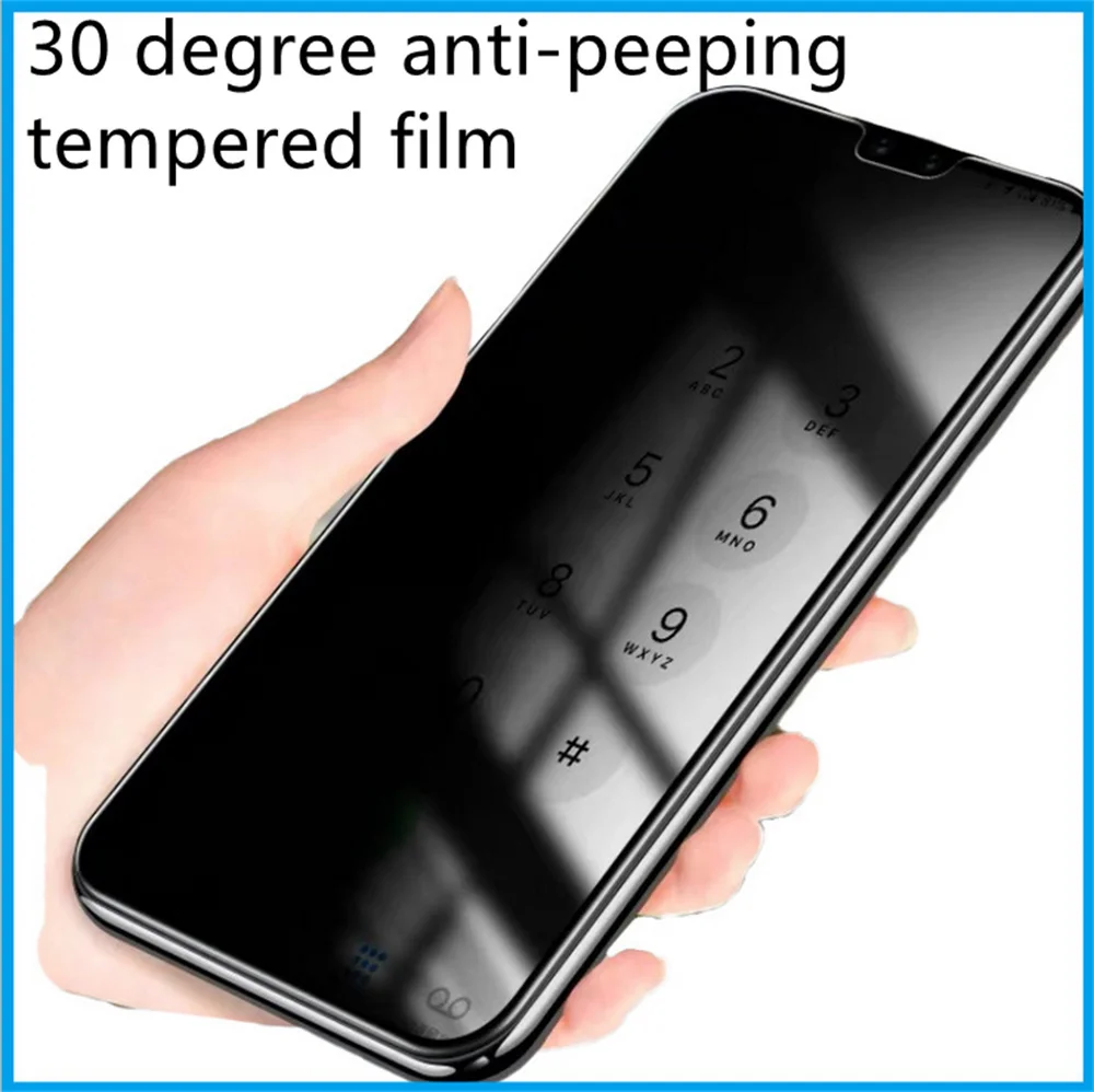 Антишпионское закаленное стекло для VIVO IQOO Z5 7 8 NEO 5 LITE U3 U1X Z1X Z1 neo 3 U3X Z3 855 Pro Y30