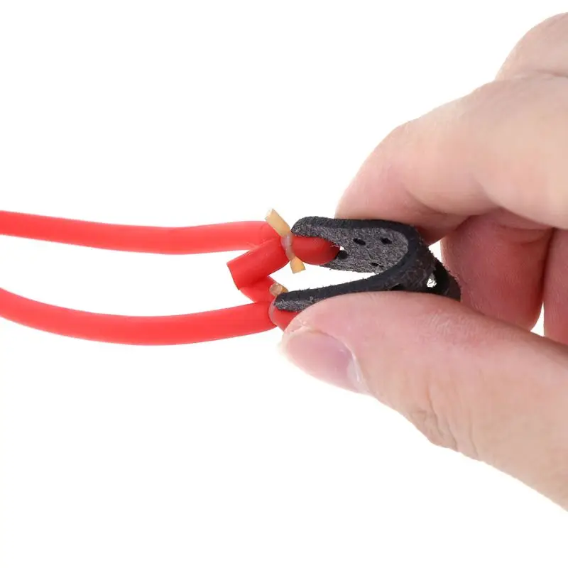 

Slingshot Band Rubber Bands With Pocket Outdoor Catapult Supplies Strong Elastic