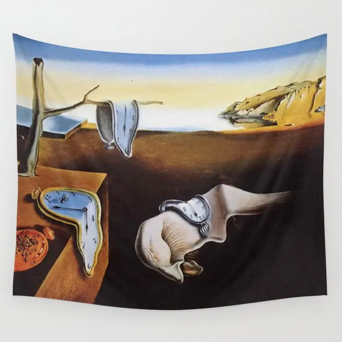 

Salvador Dali Tapestry Wall Hanging Room Carpet Bedspread Beach Mat Tapestries Art Home Accessories