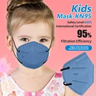 Детская маска FFP2mask От 3 до 12 лет Morandi KN95, детская маска FFP2 Mascarillas FPP2, сертифицированная CE, 5 слоев, KN95, маски для лица
