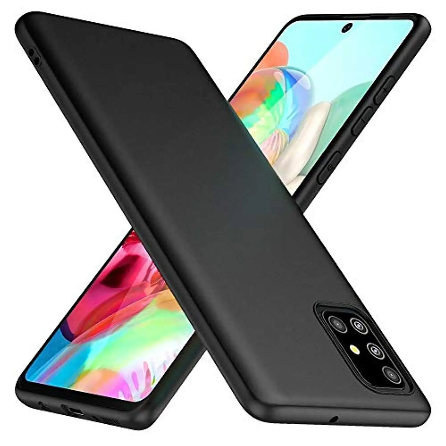 Матовый чехол из ТПУ с защитой от отпечатков пальцев для Samsung Galaxy A71 A51 S20 Ultra S10 Plus