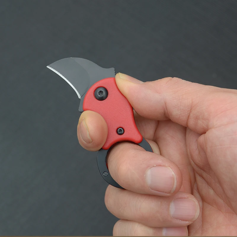 Портативный мини карманный складной нож с EDC коготь подвесной шейный брелок для