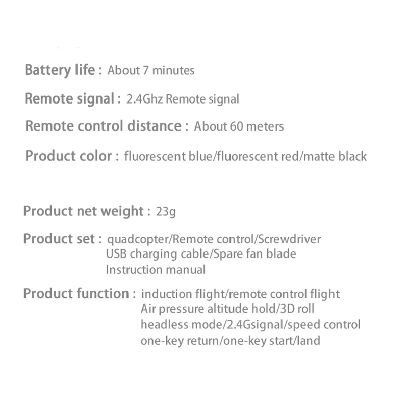 

Hand Operated Drone for Kids Adults - Mini Drone for Kids Flying Ball Drone Rotating Indoor Drone for Kids Toy Drone