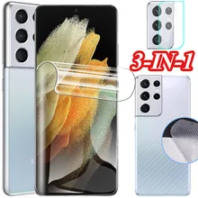 Hidrogel, hydrogel Film S 21 Soft Glass Voor Samsung Galaxy S21/S20 Fe Screen Protector Galaxys21 S21 Ultra Soft Glass s21 plus