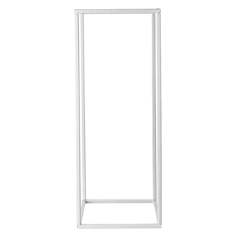 Белая металлическая ваза колонна-подставка геометрические вазы реквизит