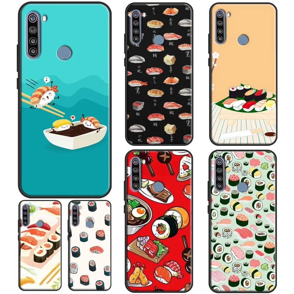 Чехол Kawaii с рисунком суши для Xiaomi POCO M3 X3 NFC F2 Pro F1 Mi 11 10T Lite 9T 8 9 5X 6X Note10 чехол|Бамперы| |