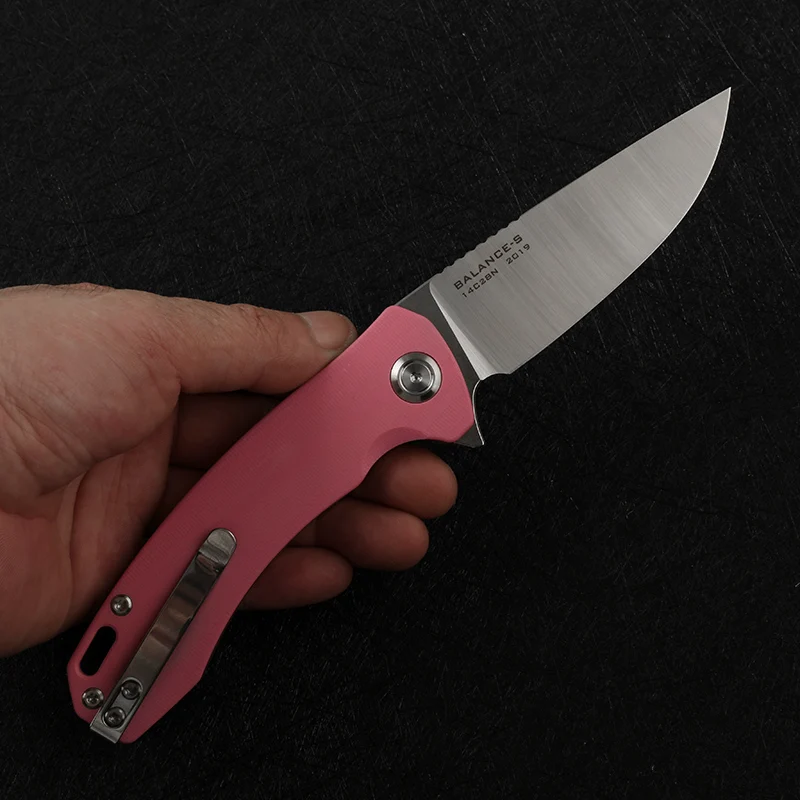Складной нож DICORIA MAXACE SALANC-S клинок с лезвием 14C28N KVT рукоятка из G10 для ежедневного