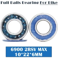 6900 vrs max bearings 10226mm 4 pcs bike pivot chrome steel blue sealed with grease 6900llu cart full balls bearing