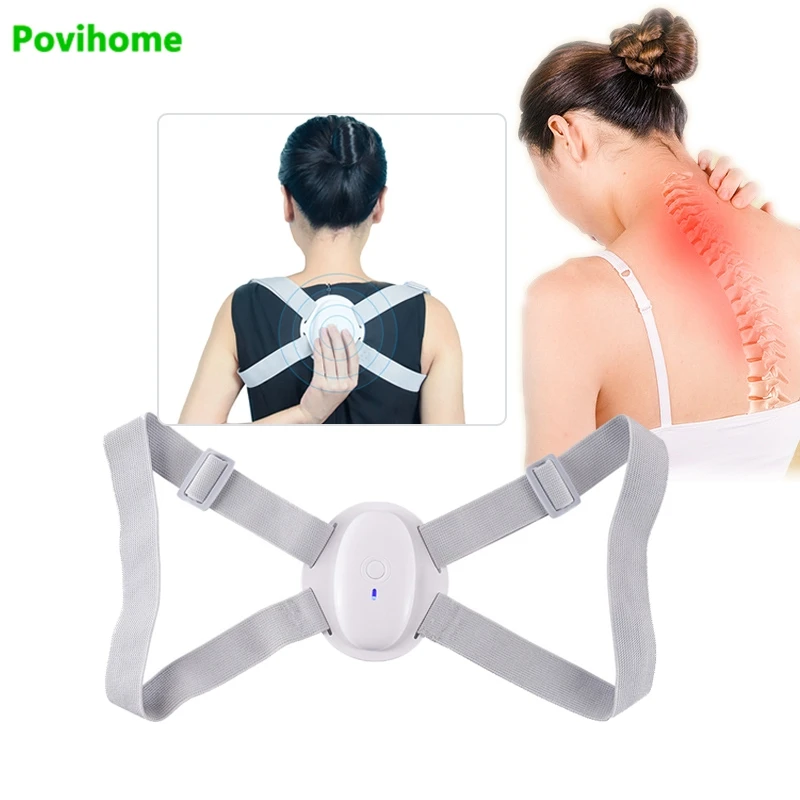 

1pcs Adjustable Posture Corrector Humpback Treatment Back Posture Correction Posture Pain Relief Shoulder Belt Massager Tool