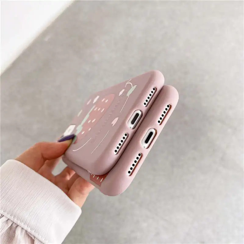 

Cute Fruit strawberry Soft Phone Case For OPPO A9 A5 2020 A92S A8 A31 Reno Realme XT X2 X F11 A83 F9 A3S silicon Cover Shell