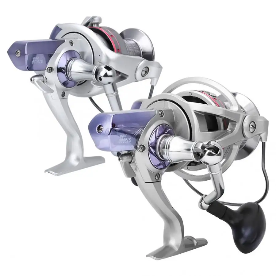 Рыболовная катушка с длинным стержнем 13 + 1 металлическая для заброса приманки в