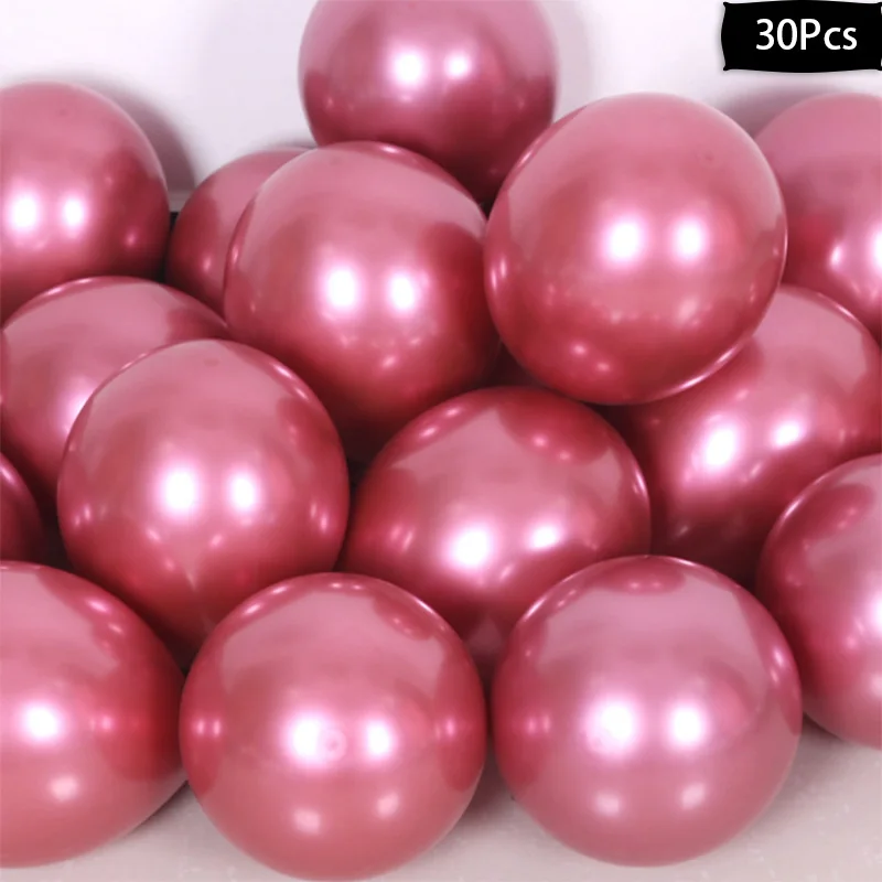30pcs rose gold DIY воздушный шар арочный комплект пластиковые воздушные шары колонна-подставка с рамкой базовый полюс и шариковые зажимы для дня рождения, свадьбы, события, вечерние украшения - Цвет: 30pcs rose gold