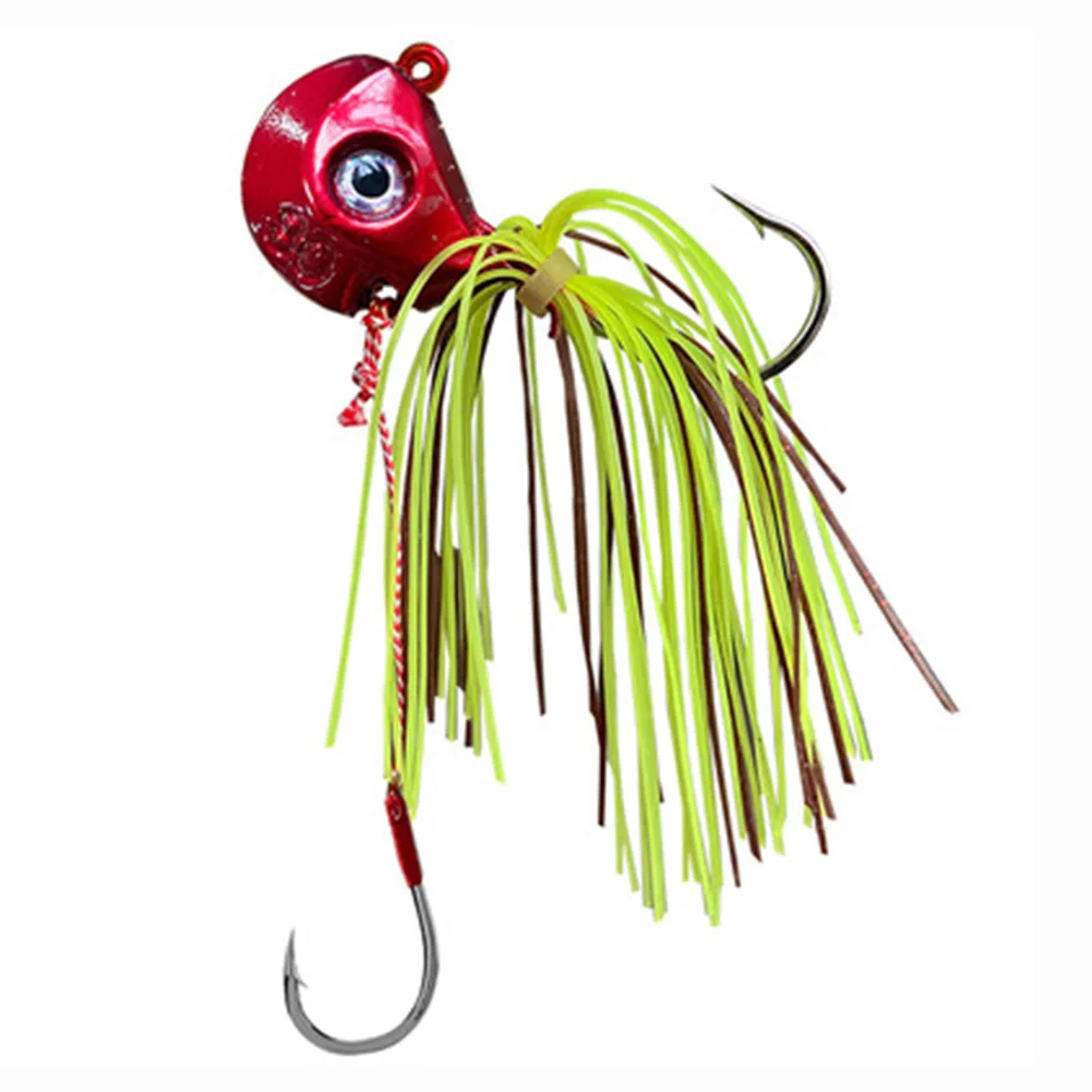 6 см водный Jig Head рыболовная приманка с юбкой снасти Craft 40-100 г свинцовая