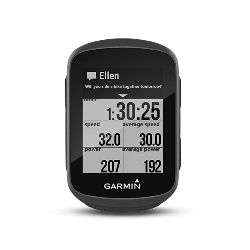 Велосипедный компьютер GARMIN EDGE 130 велосипед GPS смарт секундомер | Спорт и