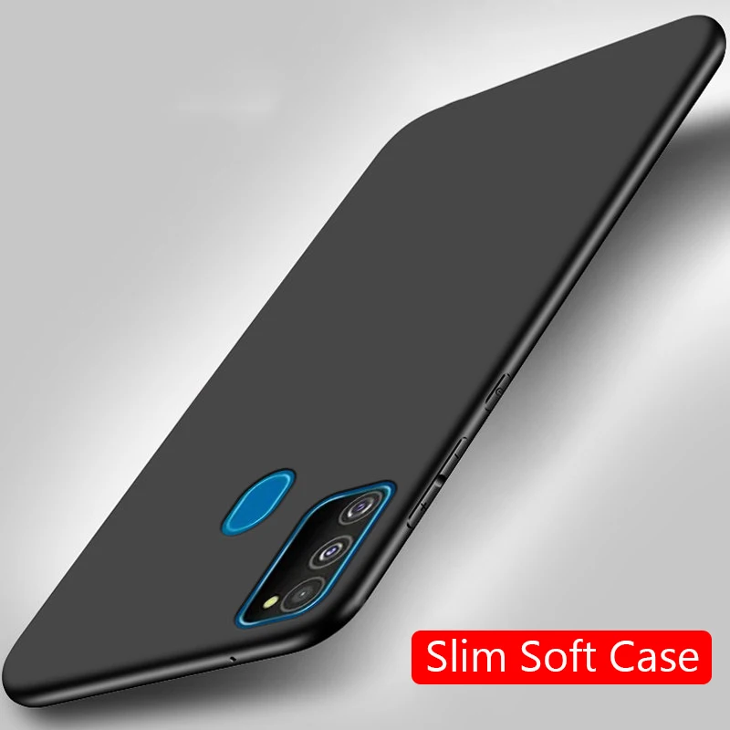 Чехол Lainergie для Samsung Galaxy M30S простой матовый Мягкий силиконовый чехол накладка