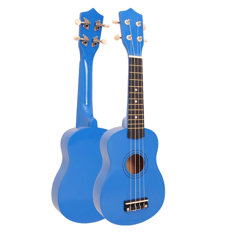 21 дюймов Гавайские гитары деревянные 4 струнные портативный размер музыкальный